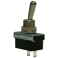 SPST 10A, On-Off, Solder Terminal Toggle Switch